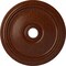 Ekena Millwork Diane Medallion (Canopies up to 6 1/4"), 24"OD x 3 5/8"ID x 1 1/4"P, Burnished Mahogany Crackle CM24DIBMC - alternate 1